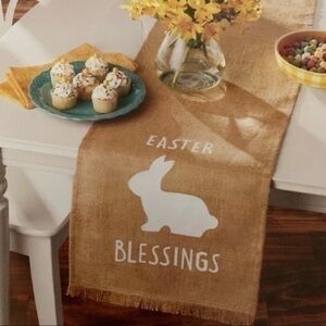 NWT. WAY TO CELEBRATE Easter Blessings Table Runner